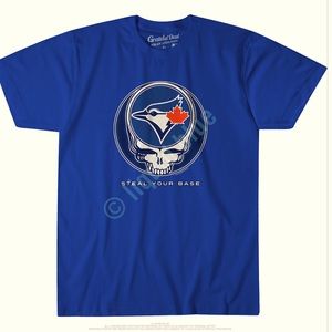 Toronto Blue Jays Steal Your Base Blue Athletic T-Shirt